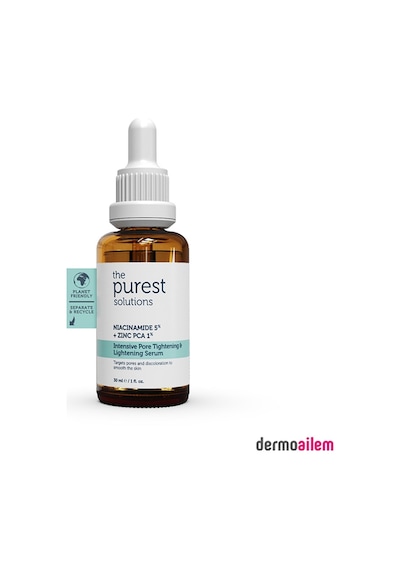 The Purest Solutions Niacinamide 5%+zınc Pca1% 30 Ml Gözenek Siyah Nokta Ve Sivilce Oluşumunu Gidermeye Yardımcı Bakım Serumu
