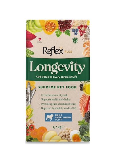 Plus Longevity Mini Ve Küçük Irk Yavru Köpek Maması 1700g