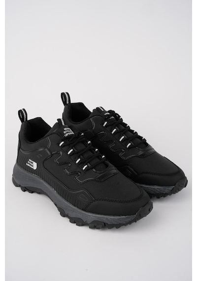 Muggo North Unisex Garantili Trekking Outdoor Ayakkabı Siyah-Siyah