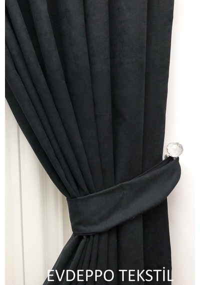 Evdepo Home Deniz Soft Pileli Fon Perde Siyah (446699454) Siyah Evdepo Home Deniz Soft Pileli Fon Perde Siyah (446699454) Siyah