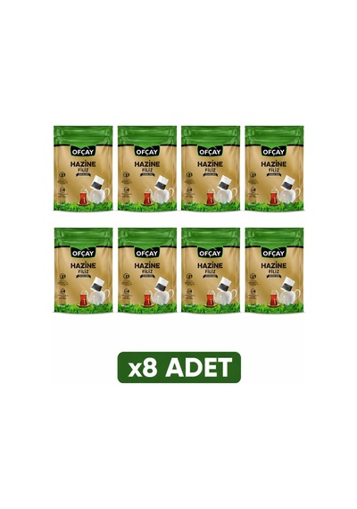 Ofçay Hazine Filiz Zengindem 30 Adet X 30 Gr Eko Demlik Poşet Çay X8 Adet