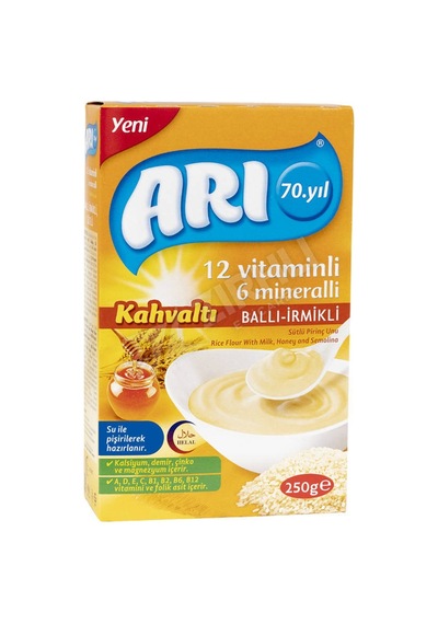 Arı Mama Ballı Irmikli Kahvaltı 12 Vitamin 6 Mineral 200 G x 2 Mama