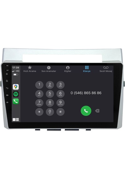 Toyota Verso Android Multimedya Sistemi 2005-2010 Crv-4138xr