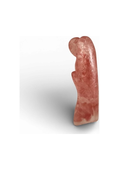 Doğaltaş Melek Epoksi Reçine Gül Quartz Pembe