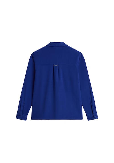 The North Face M Open Range Fleece Long Sleeve Shırt Erkek Ceket Nf0a8jk3nlv1 Mavi