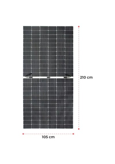 HT-SAAE 450W Monokristal Halfcut Flexible - Esnek Güneş Paneli Marin Tipi Solar Panel - HT-SAAE 450W Monokristal Halfcut Flexible - Esnek Güneş Paneli Marin Tipi Solar Panel