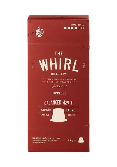 The Whirl Espresso Medium Kapsül Kahve 10'lu 55 G - 3 Adet Tarı