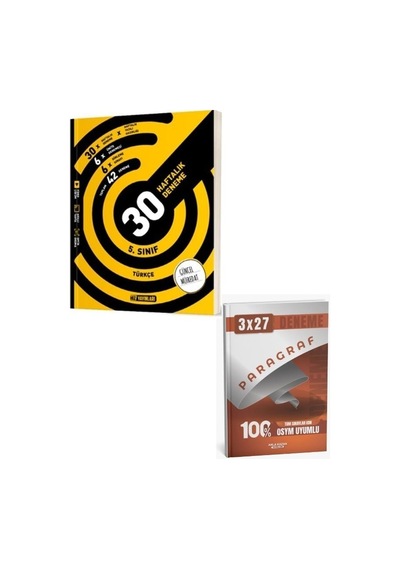 Hız 2027 5. Sınıf Türkçe 30 Haftalık Deneme+ Anla Kazan Paragraf