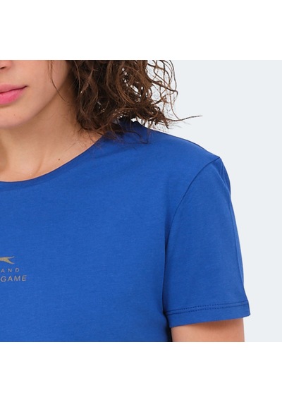 Slazenger VIRAJ Kadın  Saks Mavi Tişört