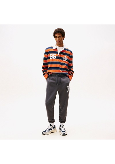 Tommy Hilfiger Heritage Varsity Erkek Gri Eşofman Altı Dm0dm22083 Gri