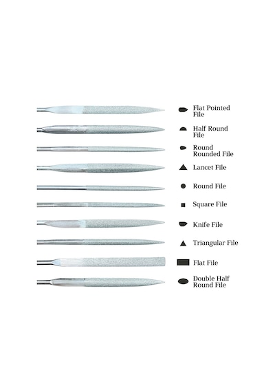 5312 Elmas Saatçi Eğe Seti 4X160 Mm 10 Parça