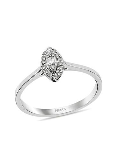 Pirnus Diamond Fantezi Yüzük 14 Ayar Altın G 1.92