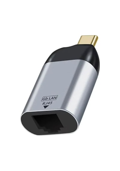 Type-c To Rj45 Gigabit Ethernet Lan Ağ Adaptörü İnternet Dönüştürücü Type-c To Ethernet Rj45