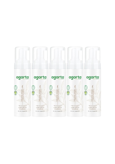 Agarta Doğal Yüz Temizleme Köpüğü 225ml 5 Li Set