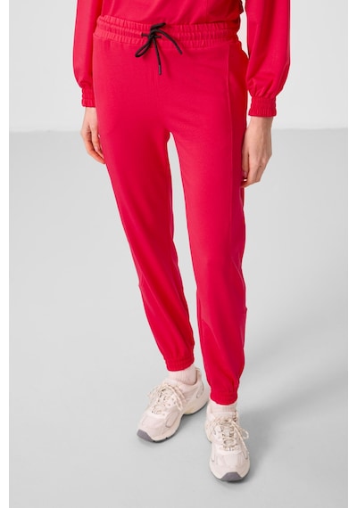Viva Kırmızı O Yaka Basic Oversize Kadın Eşofman Tunik Takım - 95347 Kırmızı