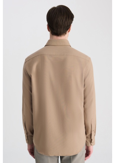 D'S Damat Ds Damat Comfort Camel Gabardin Gömlek 5hc02kx03327m C01