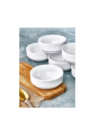 Cooker Porselen 6 Adet 12 CM Otel Joker Kase Ckr4000