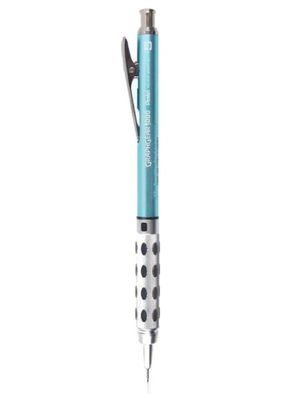 Pentel Çizim Kalemi Metal Gövde Gizli Uç Teknik Çizim ve Yazı Içi N11.551