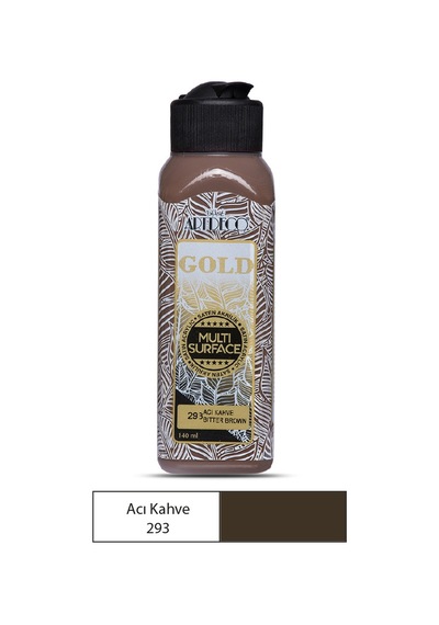 Artdeco Gold Multi-Surface Akrilik Boya 140Ml Acı Kahve 293
