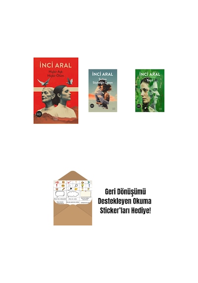 Hiçbir Aşk Hiçbir Ölüm + Şarkını Söylediğin Zaman + Yeşil + Okuma Sticker'ları