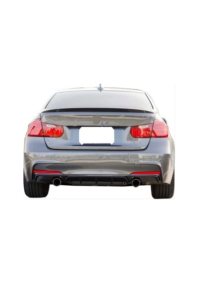Bmw 3 Serısı F30 2012-2018 M Sport Difüzör - Sağ Sol Tek Çıkış