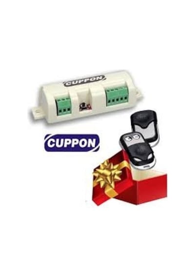 Cuppon Otomatik Kepenk Alıcı 2 Adet Kumanda Paket Panjur  Garaj