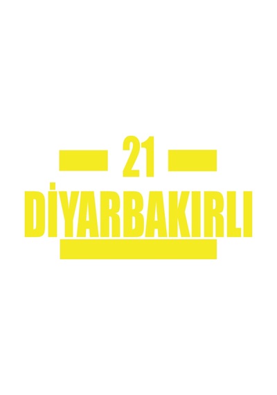21 Diyarbakırlı Araba Sticker 17x17 Cm Sarı