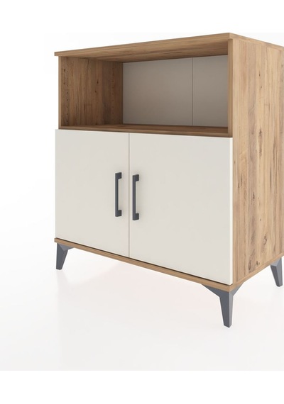 Hyperion Şifonyer Tek Raflı 2 Kapaklı 88x44x96 Çam-aytaşı Çam
