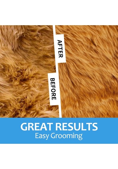 Köpekler İçin Astar Tırmığı, Büyük Köpekler İçin Köpek Deshedding Fırçası, Uzun Saçlı Kediler İçin 2'si 1 Arada Yıkıcı Tarak Ve Dökülme Aleti, Evcil Hayvan Tüyleri Bakım Fırçası, Şeffaf Paspaslar Ve Dolaşmalar, Dökülmeyi% 95 Azaltır