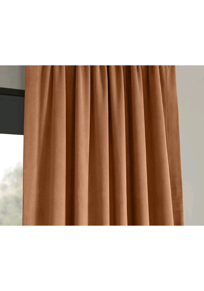 Evdepo Home Blackout Karartma Fon Perde Camel