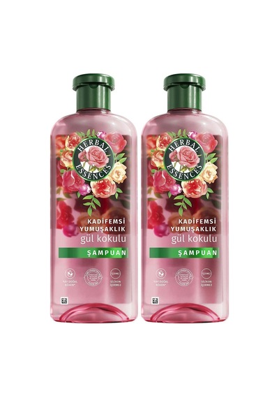 Kadifemsi Yumuşaklık Gül Kokulu Şamp350ml X2 Tüm Saç Tipleri