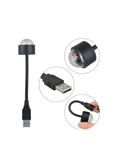 Usb Sese Duyarlı 8 Farklı Mod Işıklı Led Atmosfer Işığı - Ambiyans Aydınlatması