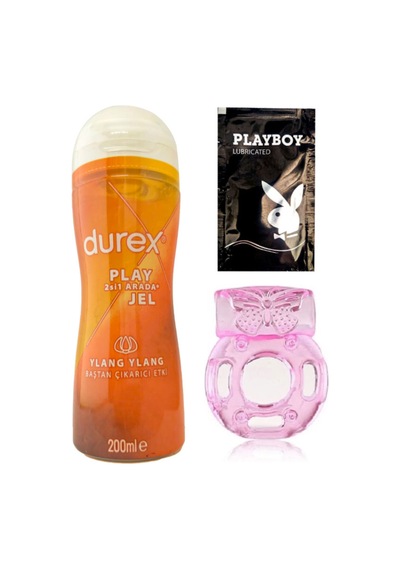 Durex Play İsteklendirici & Kayganlaşmaya Jel 200 Ml + Titreşimli Halka + Hediye