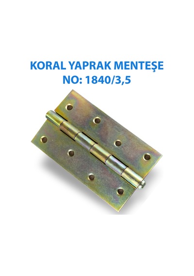 Yaprak Model Menteşe No:1840/3,5 Çelik Kapı Menteşesi Güçlü Ve Uzun Ömürlü