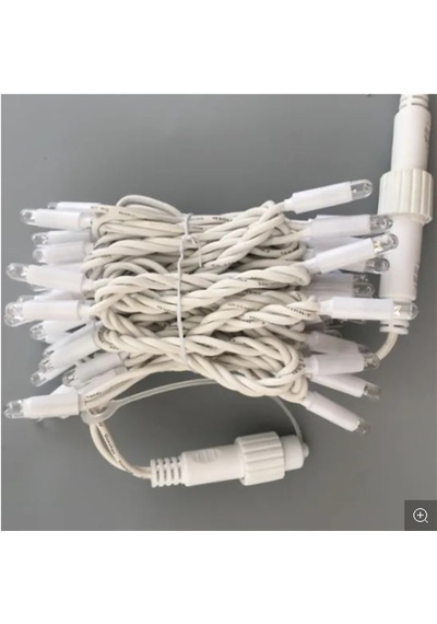 Yılbaşı Led Işık İp Led 10 Mt Kırmızı Sabit Ip65 Beyaz Kablo Al-80 Kırmızı