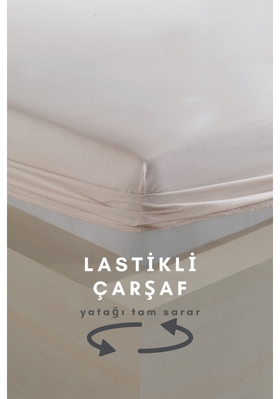 Conzaliza Çift Kişilik Lastikli Çarşaflı Nevresim Takımı