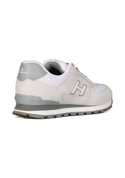 Hammer Jack Hakiki Deri Peru Beyaz Puruty-Gri Erkek Spor Ayakkabı - 544096979