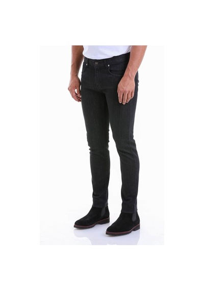 Hatemoğlu Erkek Siyah Slim Fit Düşük Bel Basic Kot Pantolon Siyah (556729654) Siyah