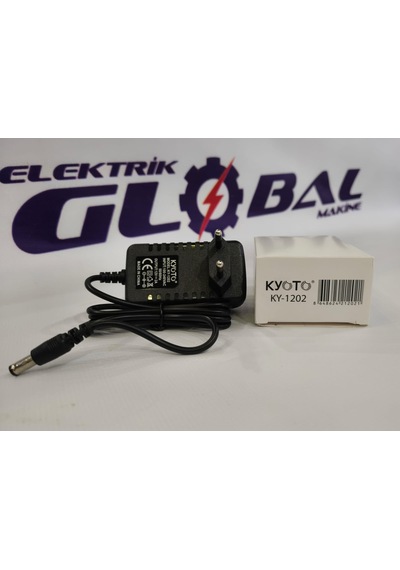 Kyoto 12v 2a Adaptör 24w Monitor Kamera Modem Led Şerit Adaptörü 5.5 X 2.1mm Power Jak