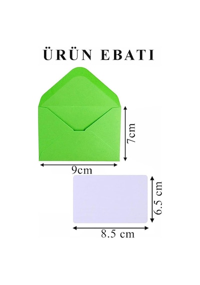 Mor Mini Zarf 7x9 Cm Not Kağıtlı 100 Adet Küçük Mor Zarf Mektup Oyun Zarfı Doğum Günü Dilekleri Zarfı Canlı Renk