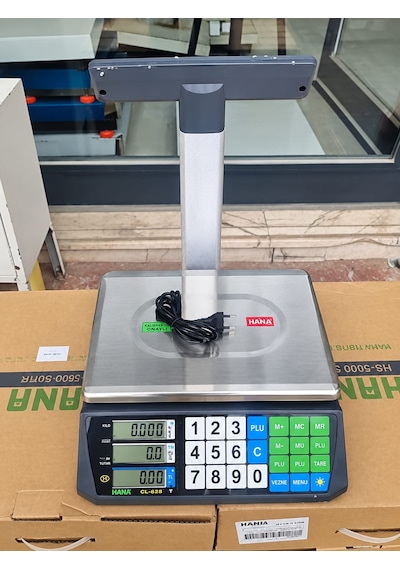 Boyunlu 30 Kg Terazi-bakanlık Onaylı-2026 Mühürlü-1000 Saat Şarjlı Kullanım-boyunlu-su Geçirmez Tartı