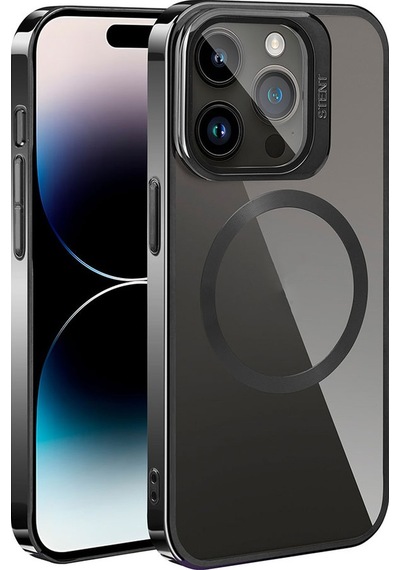 Apple Uyumlu iPhone 15 Pro Max Kılıf Magsafe Wireless Şarj Özellikli Standlı Zore Klon Kapak