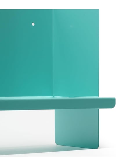 Mavi Metal Duvar Rafı - Masa Üstü Kitaplık Ve Çok Amaçlı Ofis Düzenleyici 21x70 Cm Diğer