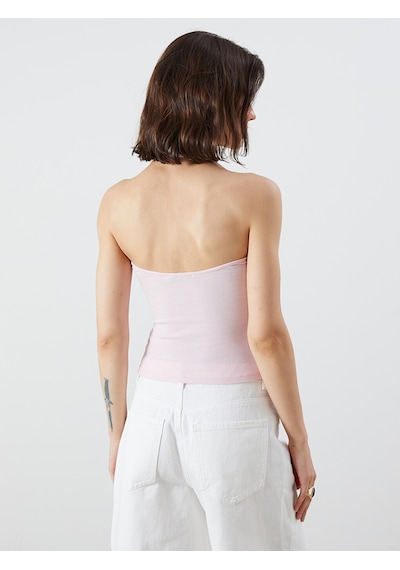 Lcw Vision Pembe Halter Yaka Kadın Atlet