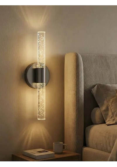 Bhbackhome Bubbleflux Medium Şık Tasarım Modern Ledli Aplik 31 Cm Antrasit Elektrikli Kumandalı Antrasit