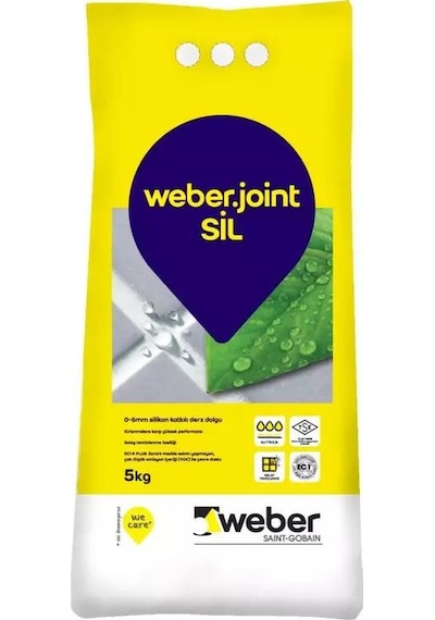 Weber Jointsil Derz Dolgusu 5 Kg Gümüş 2.grup