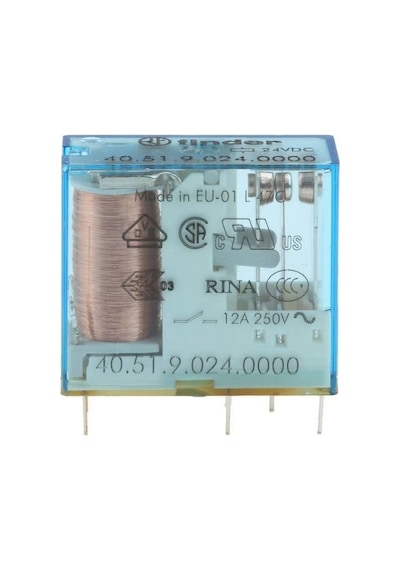 Fınder F.40.51.8.024.0000 Minya P.c.b. Röl 1 Co-10a Kont 24v Ac Pin:-5 Mm