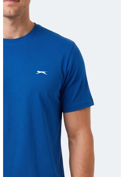 Slazenger Notron I Erkek Saks Mavi Tişört
