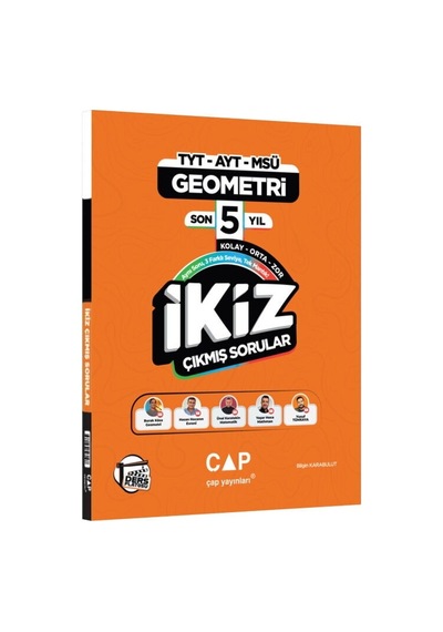 Çap Yayınları Tyt Ayt Msü Geometri Ders Platosu Son 5 Yıl İkiz Çıkmış Sorular