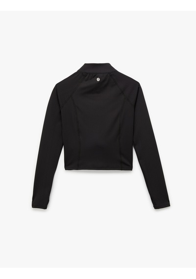 Koton Uzun Kollu Fermuarlı Slim Fit Spor Tişört Siyah 6sak10111nk Siyah Koton Uzun Kollu Fermuarlı Slim Fit Spor Tişört Siyah 6sak10111nk Siyah